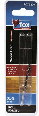 Drill Bit Fox Wood Brad Point Pro 3 Mmxxx