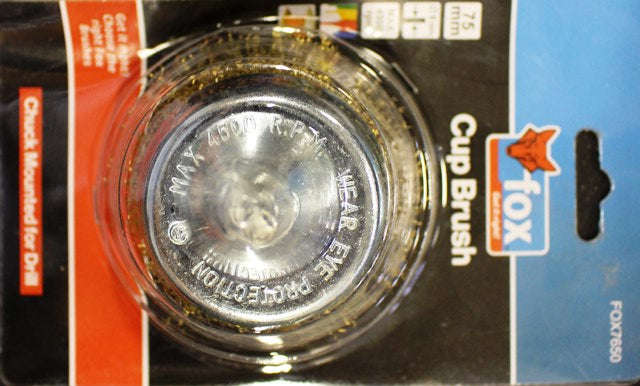 Wire Cup Fox Crimped Course 75 Mm(drill)