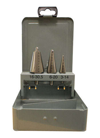 Drill Set Fox Hss Conical Bits P/3