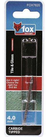 Drill Bit Fox Tile/Glass Spear Pro 4 Mm