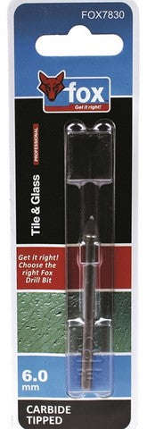 Drill Bit Fox Tile/Glass Spear Pro 6 Mm