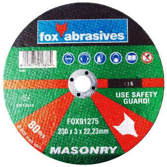 Disc Fox Cut Masonry Std 230 X3.0 Mm