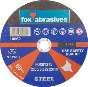 Disc Fox Cut Steel Std 230 X3.0 Mm