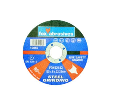Disc Fox Grind Steel Std 125 X6.0 Mm