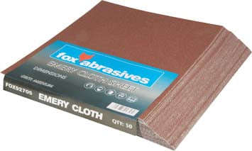 Abr Fox Sht Emery Cloth Med P/50