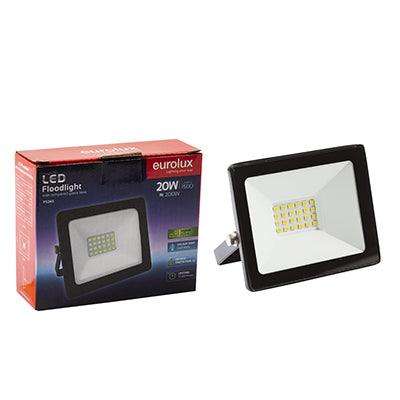 Led 20w Floodlight Black 4000 K