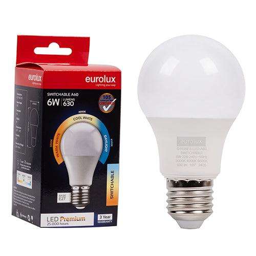 A60 Premium Switchable 6w Led E27 N