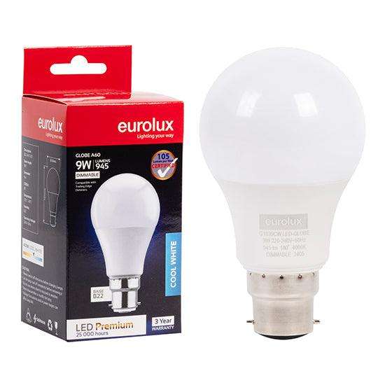 A60 Premium 9w Led B22 4000 K Dimmable N