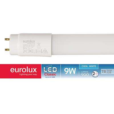 2 Ft T8 Tube 9w Led G13 4000 K Retrofit 602mm With Fuse