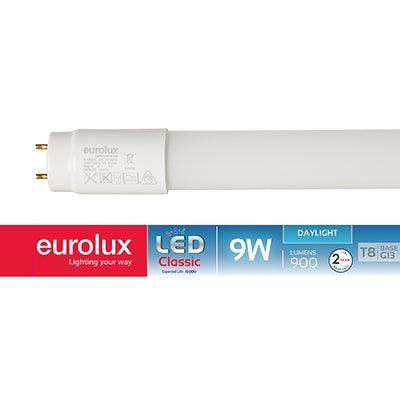 2 Ft T8 Tube 9w Led G13 6500 K Retrofit 602mm With Fuse