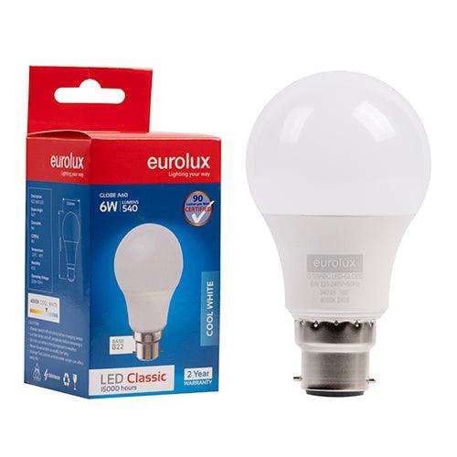 A60 Classic 6w Led B22 4000 K Single N