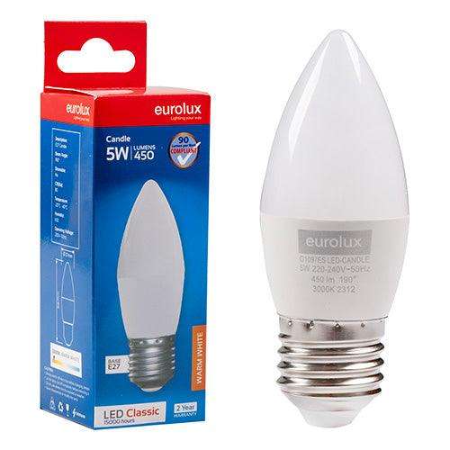 Candle Classic 5w Led E27 3000 K Single Box N