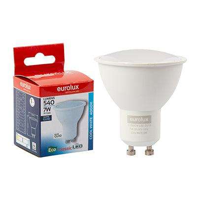 Gu10 Classic Frosted Lens 7w Led 4000 K Single Box N