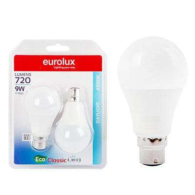 A60 Classic 9w Led B22 6500 K Twin Pack Box N