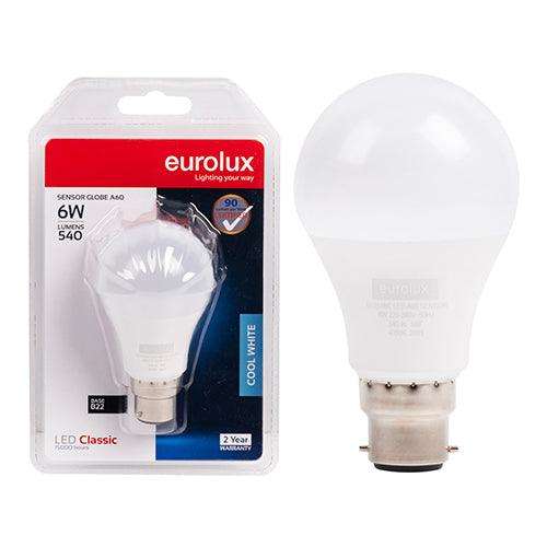 A60 Classic Day/Night Sensor 6w Led B22 4000 K N