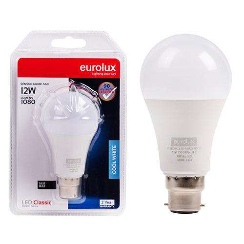A60 Classic Day/Night Sensor 12w Led B22 4000 K N
