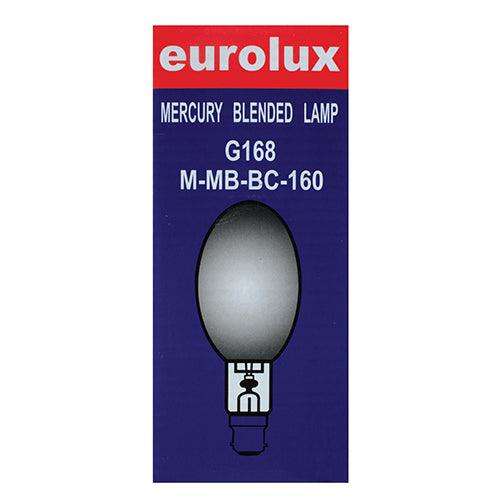 ***Mercury Blended Opal Elliptic 160w B22 3600 K (Rld33)