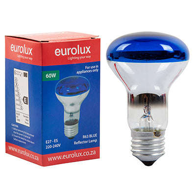 ***Reflector R63 60w E27 Blue