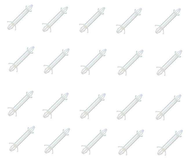 Spacer 2x Clip Fit Nylon H=19mm D1=4mm D2=4.8mm 500/Bag G212 419