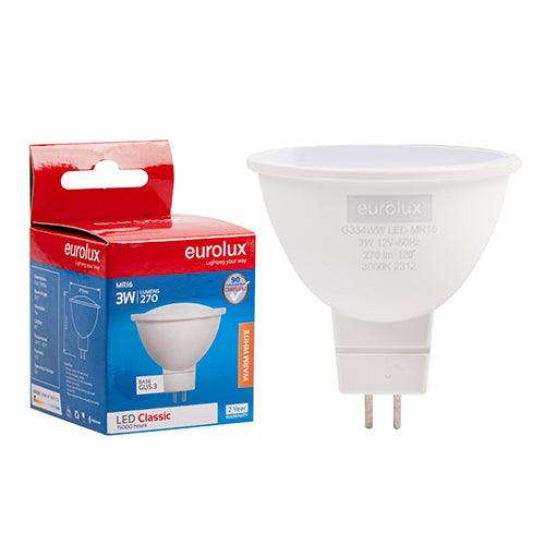 Mr16 Classic Clear Lens 3w Led Gu5.3 3000 K N