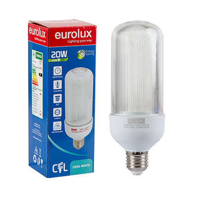 ***Cfl Covered Bullet 3 U E27 20w Cw 110v