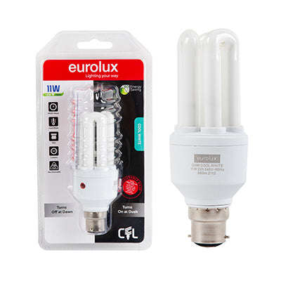 ***Cfl D/Night Sensor 3 U B22 11w 4000 K Blister (G651 Bc)
