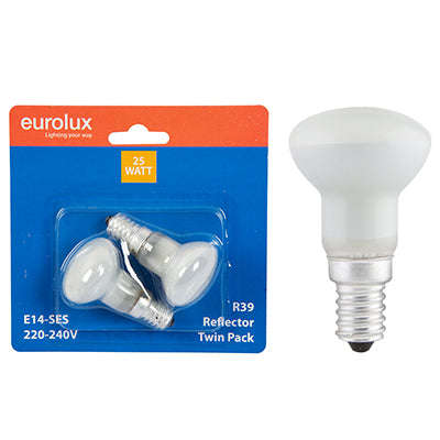 ***R39 Reflector E14 25w Twin Pack (G1086 Ww)