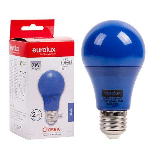 A60 Coloured Classic 6w Led E27 Blue N