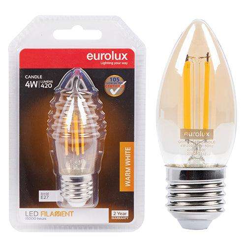 Candle Filament Amber 4w Led E27 2700 K N