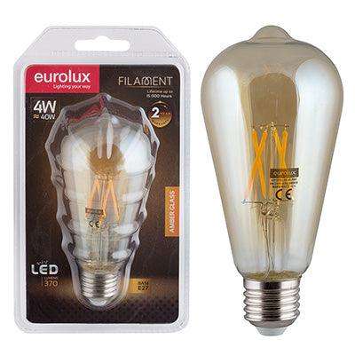 Pear Nipple Filament Amber 4w Led E27 2700 K N