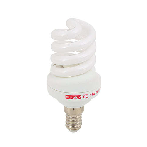 ***Cfl Mini Spiral E14 12w Cw Blister