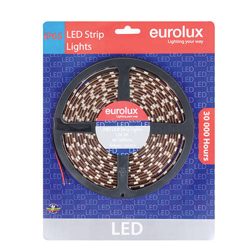 ***Led Strip 5m 14.4 W/M Green Ip65