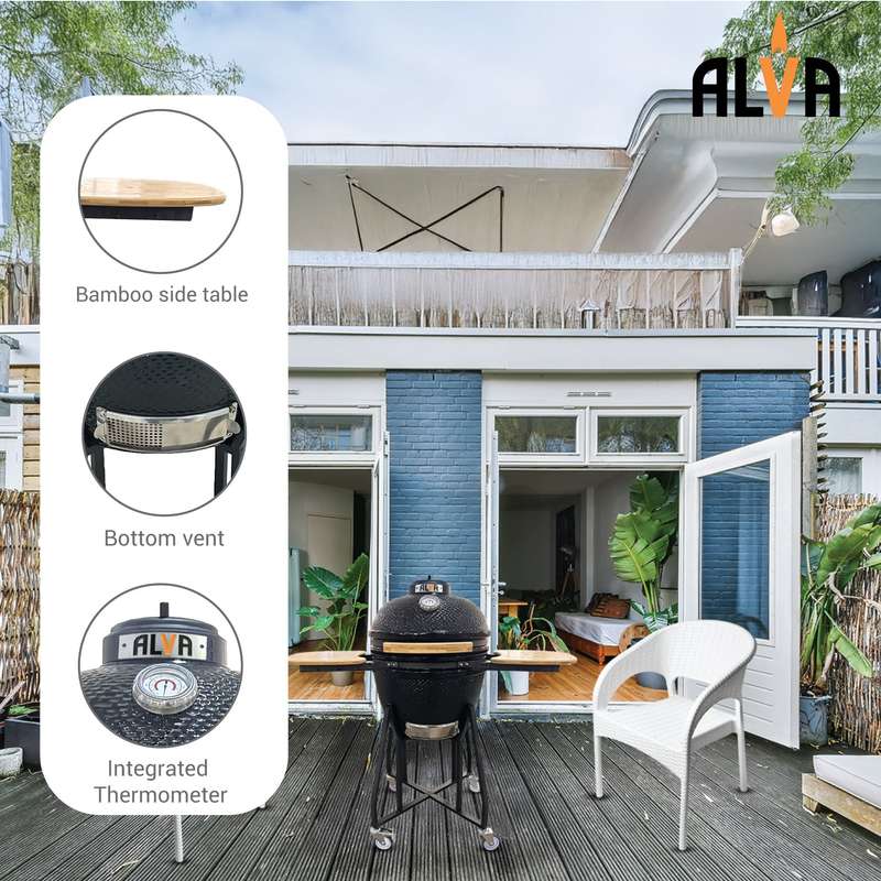 Kilimanjaro 46cm Ceramic Kamado Bbq