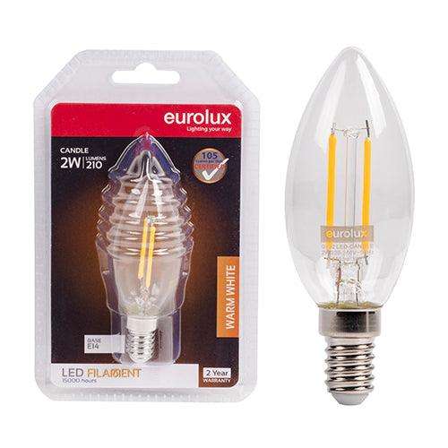 Candle Filament 2w Led E14 3000 K N