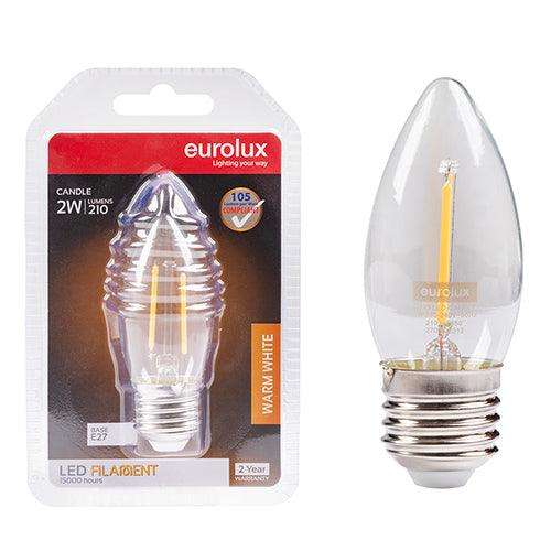 Candle Filament 2w Led E27 2700 K N