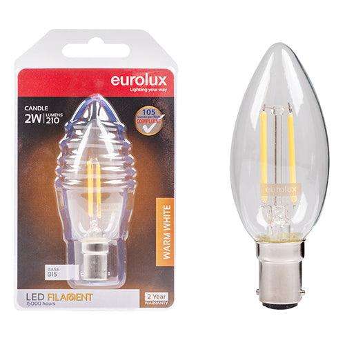 Candle Filament 2w Led B15 2700 K N