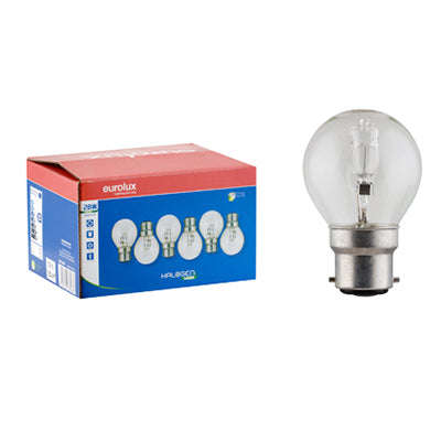 ***Halogen 28w B22 Golfball 6 Pk Shrink Wrap