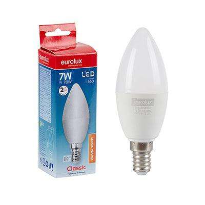 Candle Plastic Classic 7w Led E14 3000 K N