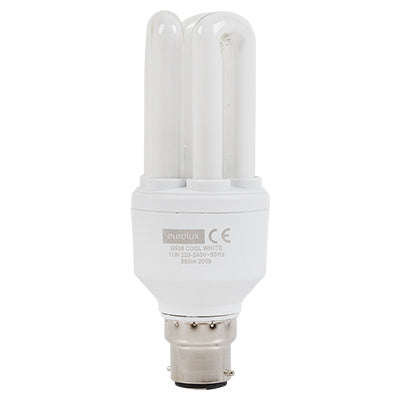 ***Cfl D/Night Sensor 3 U B22 11w Cw Twin Pack