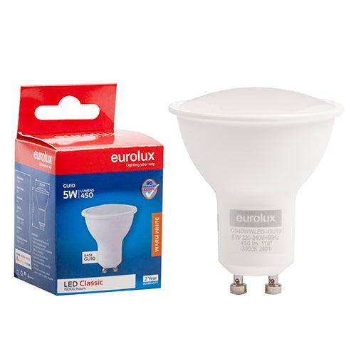 Gu10 Classic Frosted Lens 5w Led 3000 K Non Dimmable N