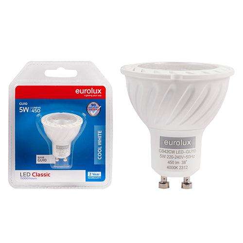 Gu10 Premium Clear Lens 5w Led 4000 K N