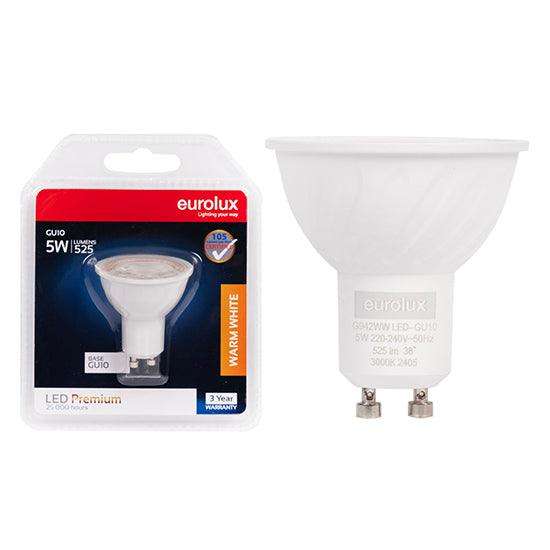 Gu10 Premium Clear Lens 5w Led 3000 K N
