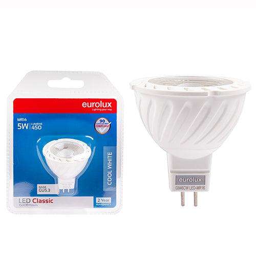 Mr16 Premium Clear Lens 5w Led Gu5.3 4000 K N