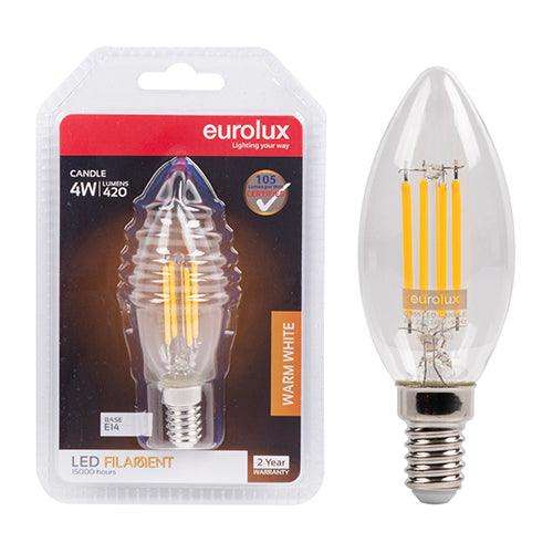Candle Filament 4w Led E14 3000 K N
