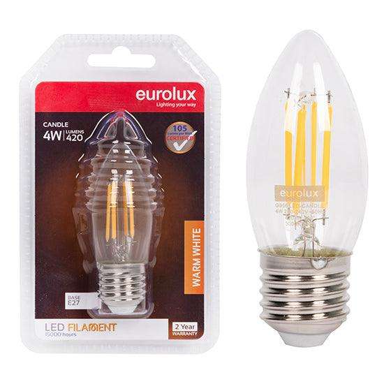 Candle Filament 4w Led E27 3000 K N