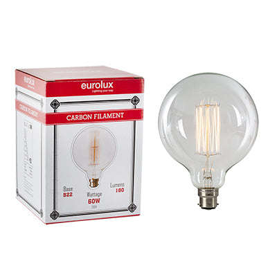 ***Cb Filament Maxi Globe G125 60w B22 (G1194)
