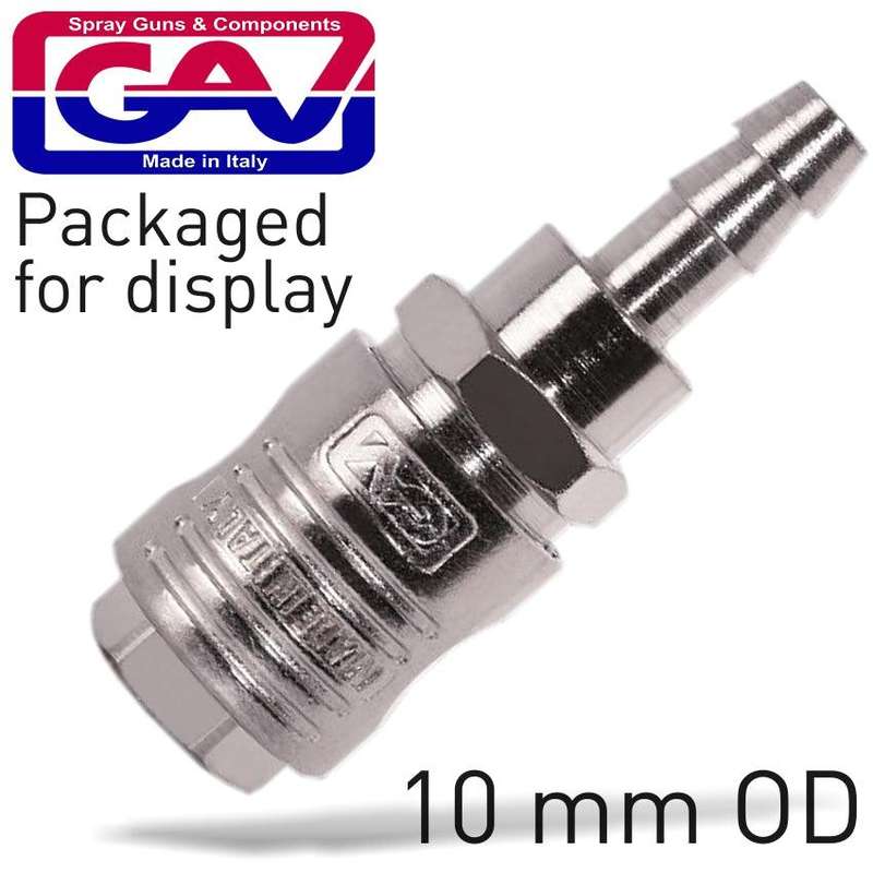 Quick Coupler 10 Mm Hose Packaged Euroline