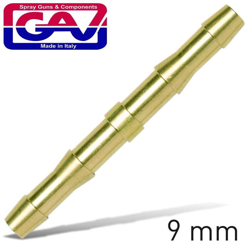 Brass Hose Connector 9 Mm X 9 Mm