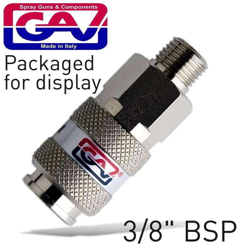 Universal Quick Coupler 3/8 M Packaged