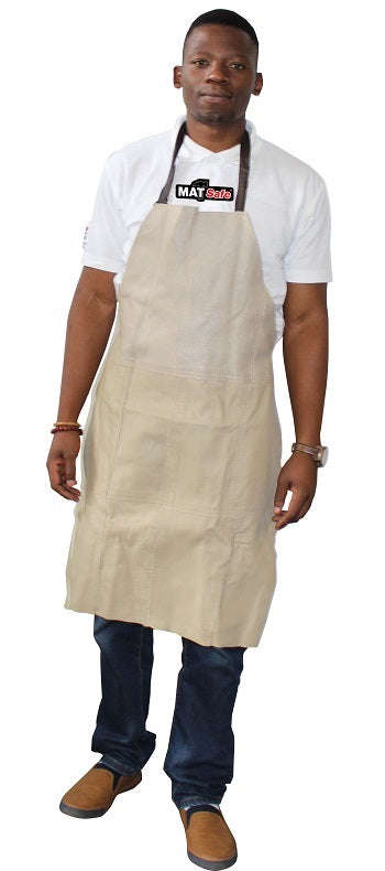 Apron Leather Chrome 600 Mmx900 Mm